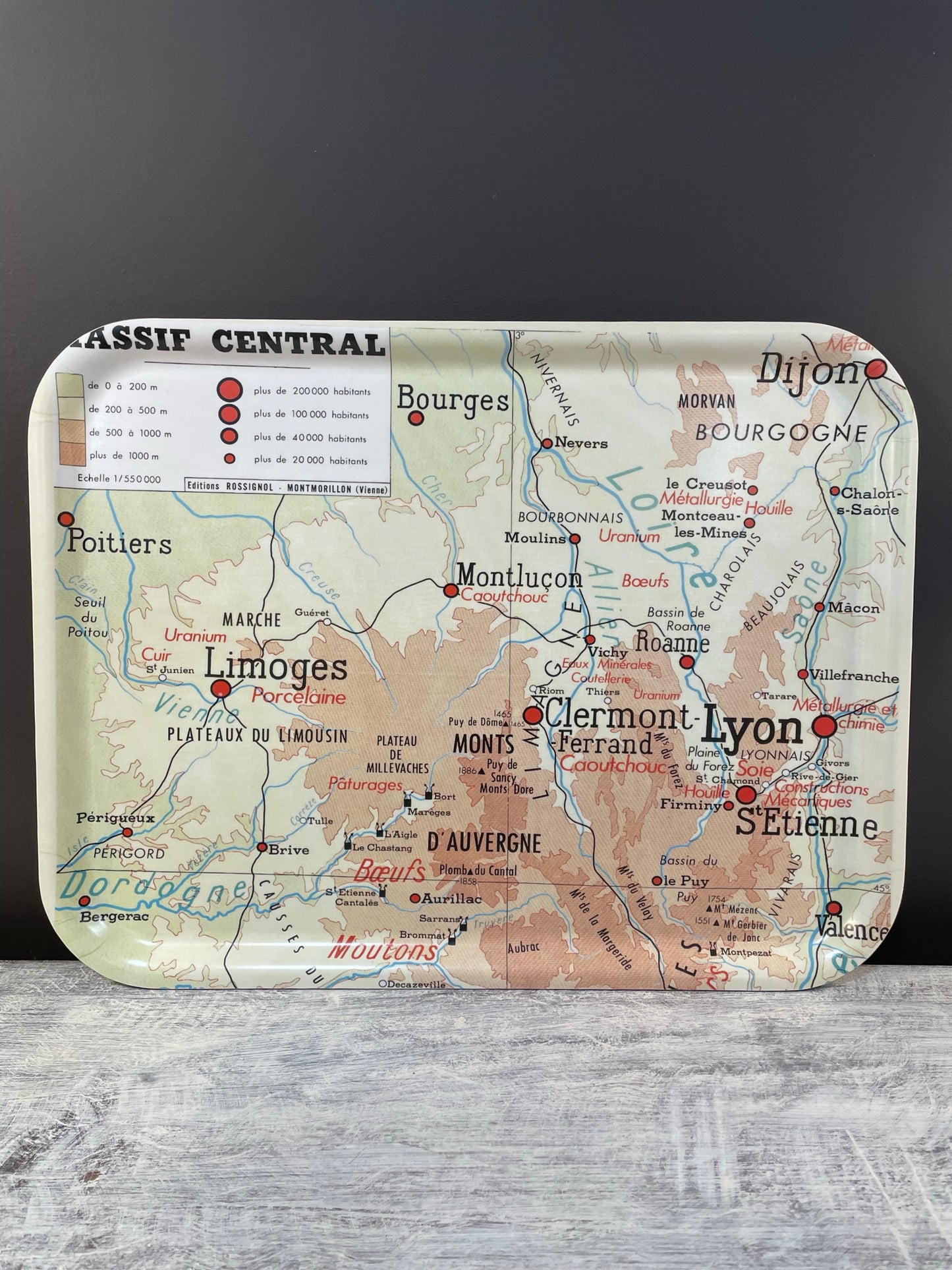 Plateau Carte "Grand"
