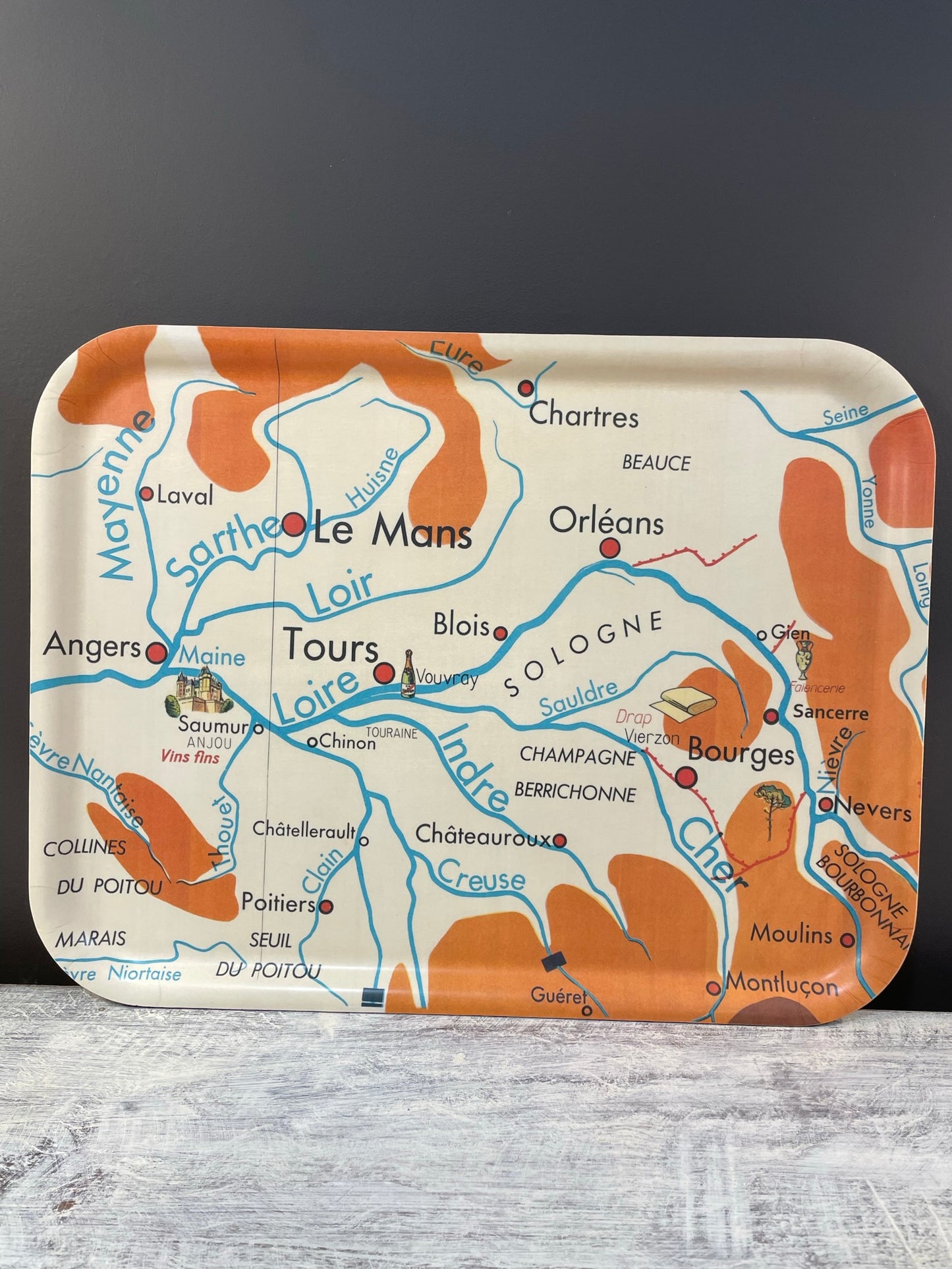 Plateau Carte "Grand"
