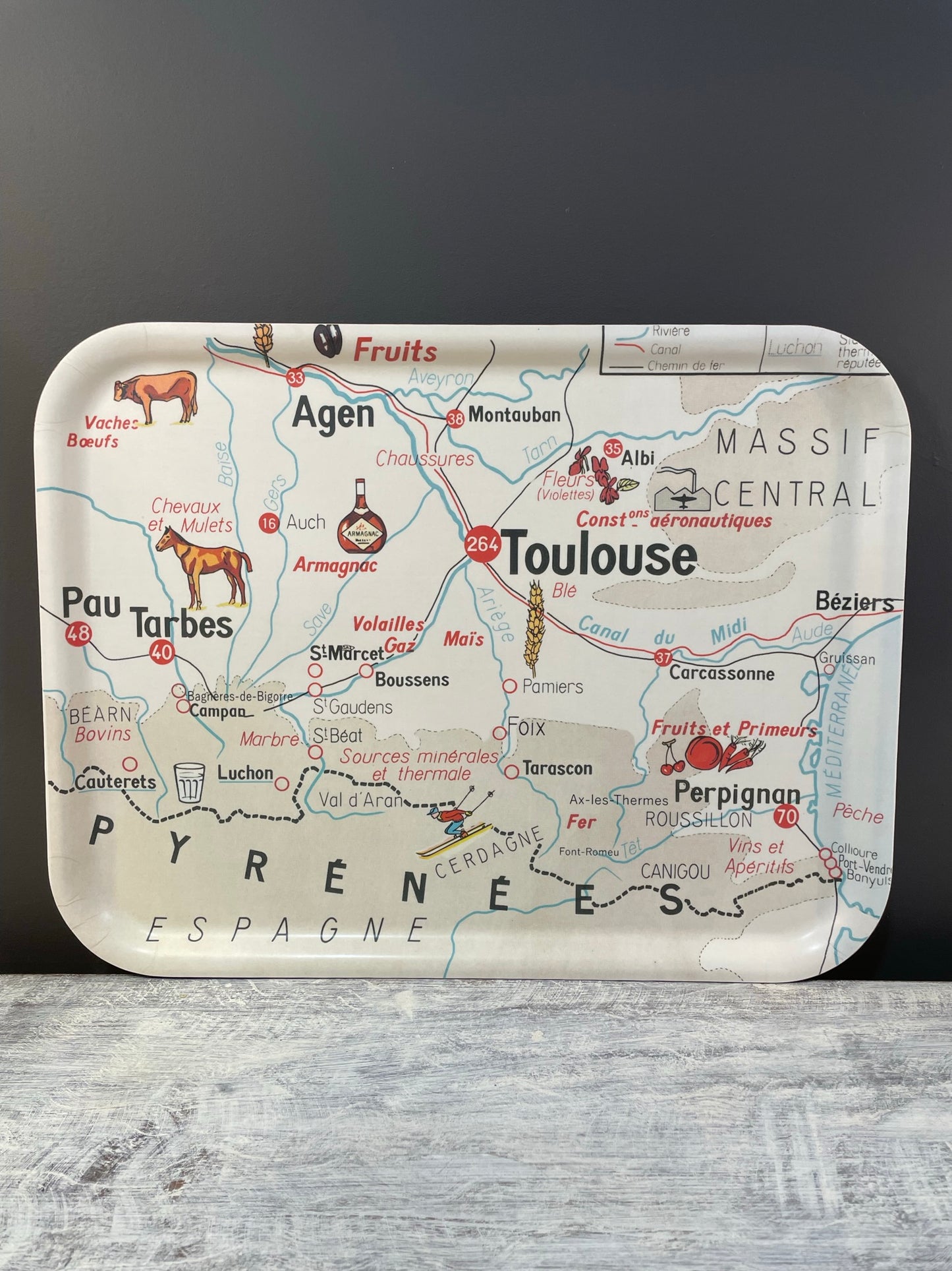 Plateau Carte "Grand"