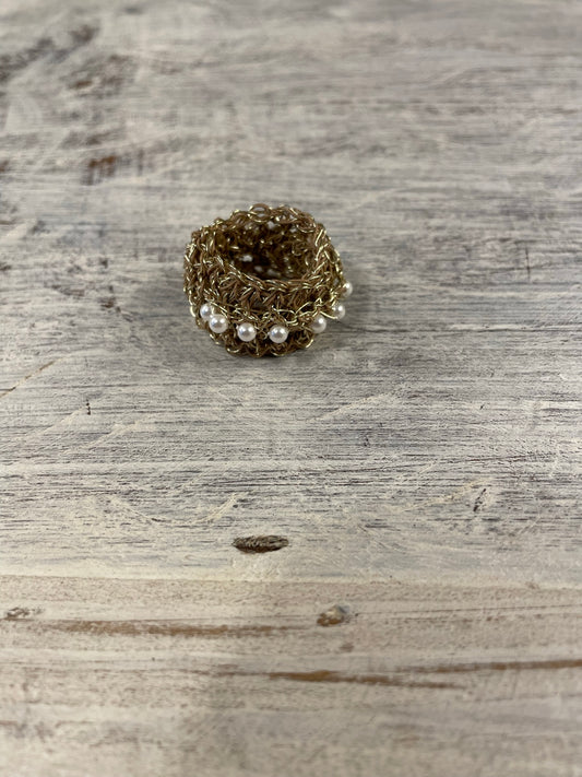 Bague Crochet et Perles